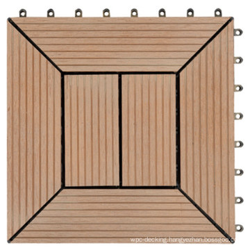 UV Resistant Wood Plastic Composite WPC Deck Tile